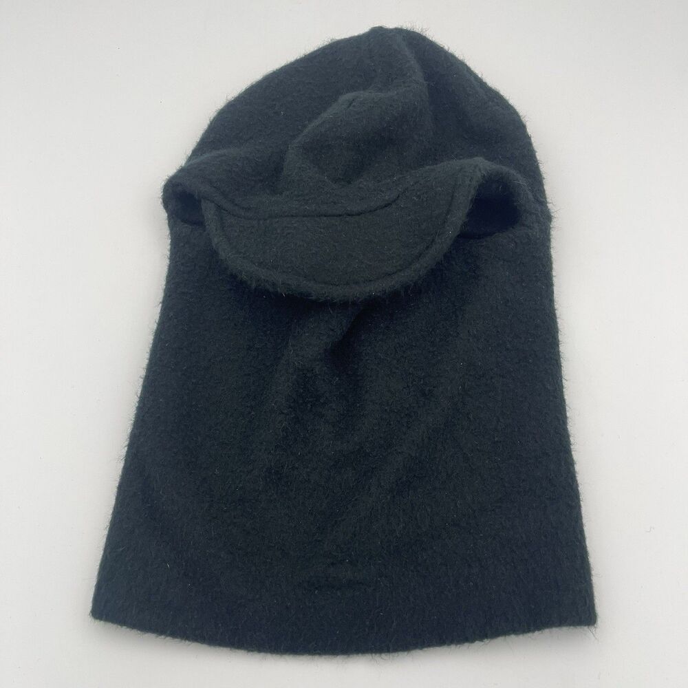 Turtle Fur Fleece Balaclava Brimmed Face Mask Black One Size Ski Hike Hood USA